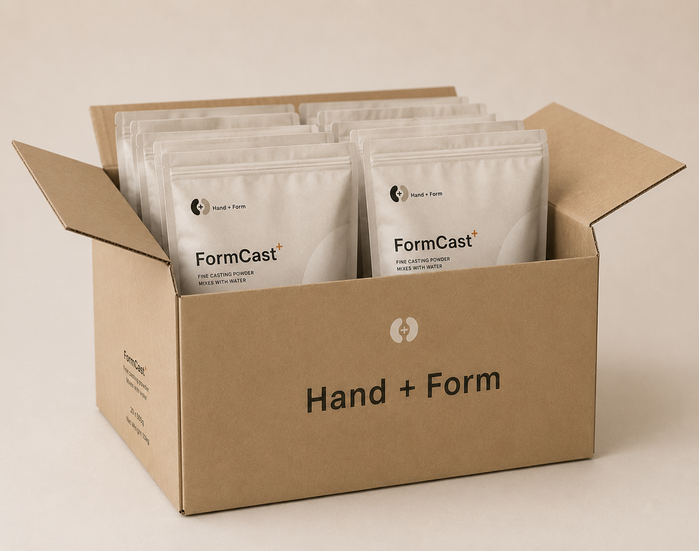 10 kg · 2 × 5 kg — HAND + FORM